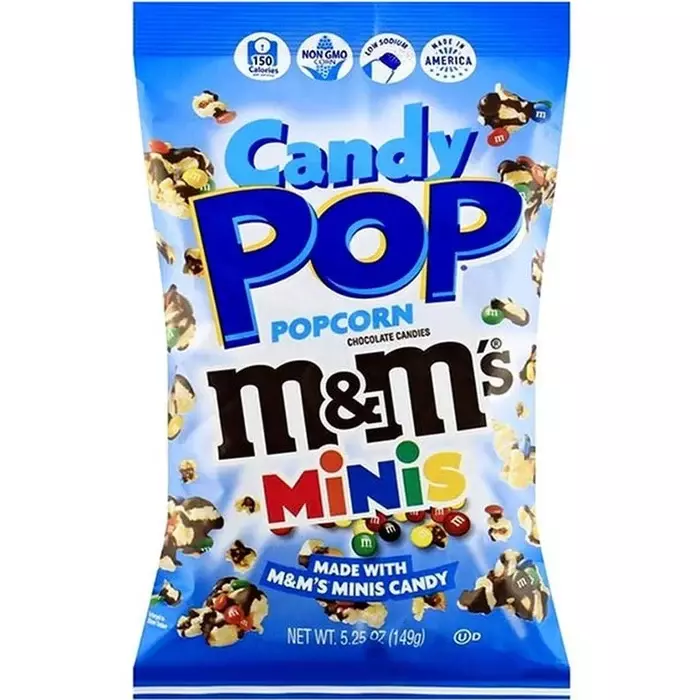 Candy Pop Corn M&Ms