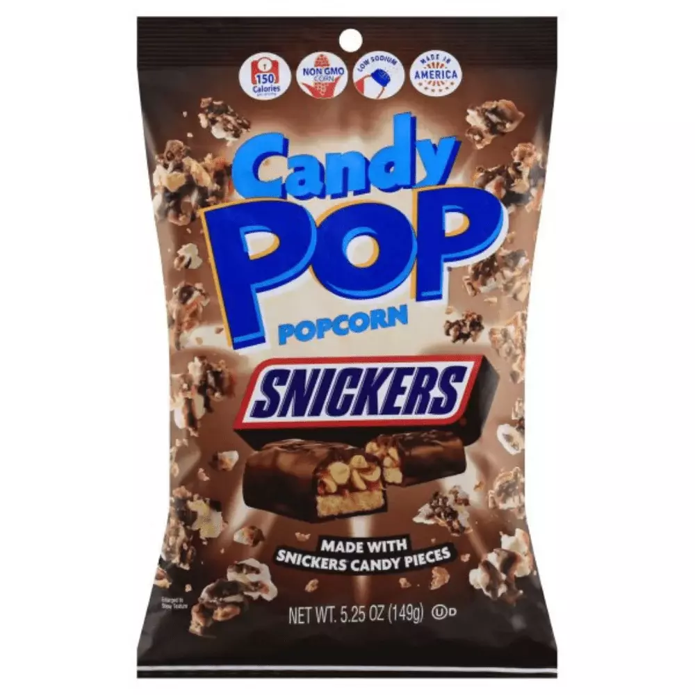 Candy Pop Corn Snickers